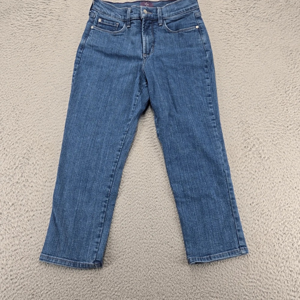 NYDJ Not Your Dughters Jeans Jeans Womens 4 Blue Denim Lift Tuck‎ Medium Wash